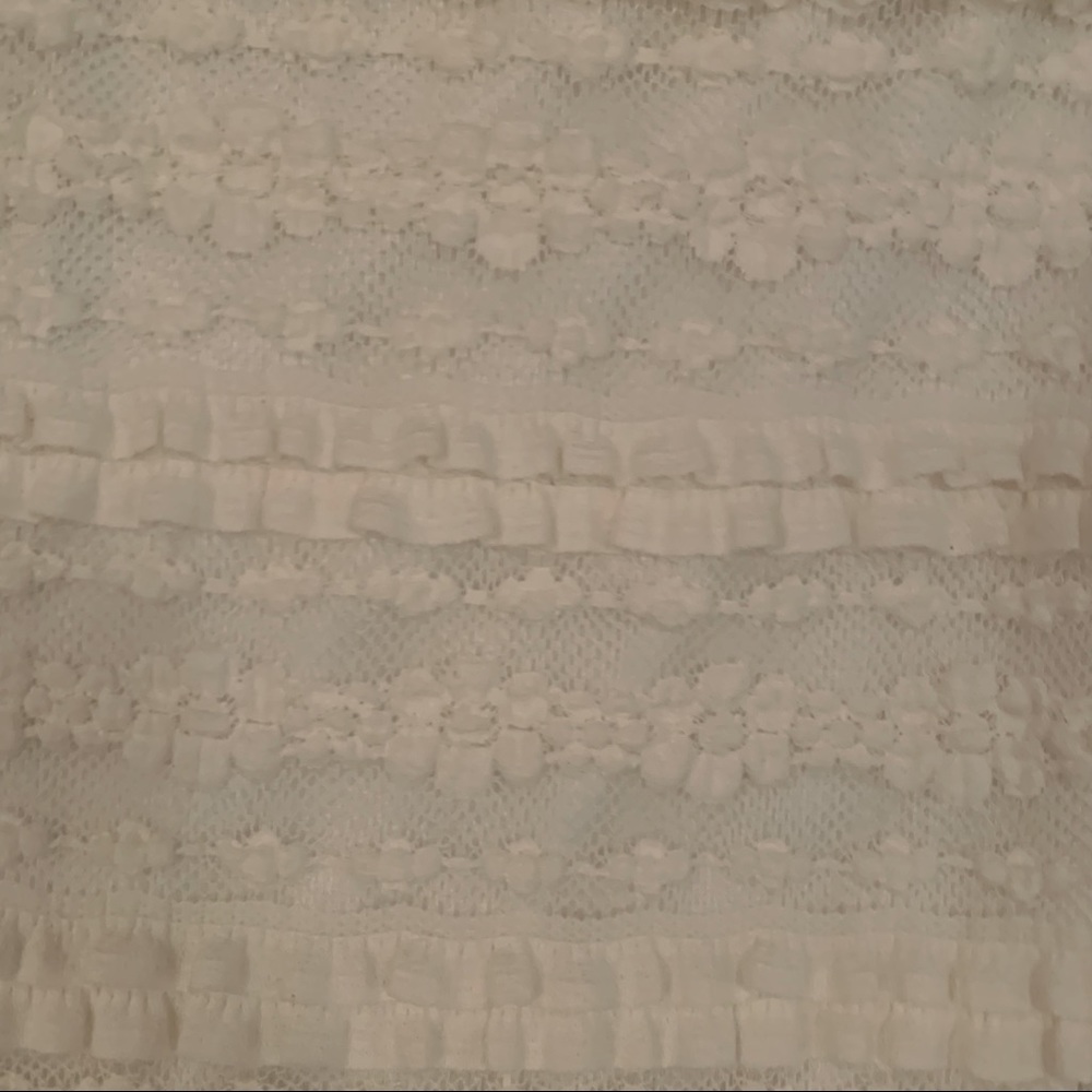 Max Studio off white lace skirt large NWT - Picture 3 of 6
